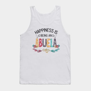 Happiness Is Being An Abuela Wildflowers Valentines Mothers Day Tank Top